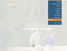 Tablet Screenshot of clintoncountyohio.com